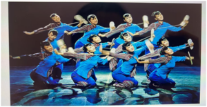 Figure 5. Representative folk dance of Shanxi - Zuoquan Xiaohua Xi Making Military Shoe. (Source: He Yunan, 2024)
